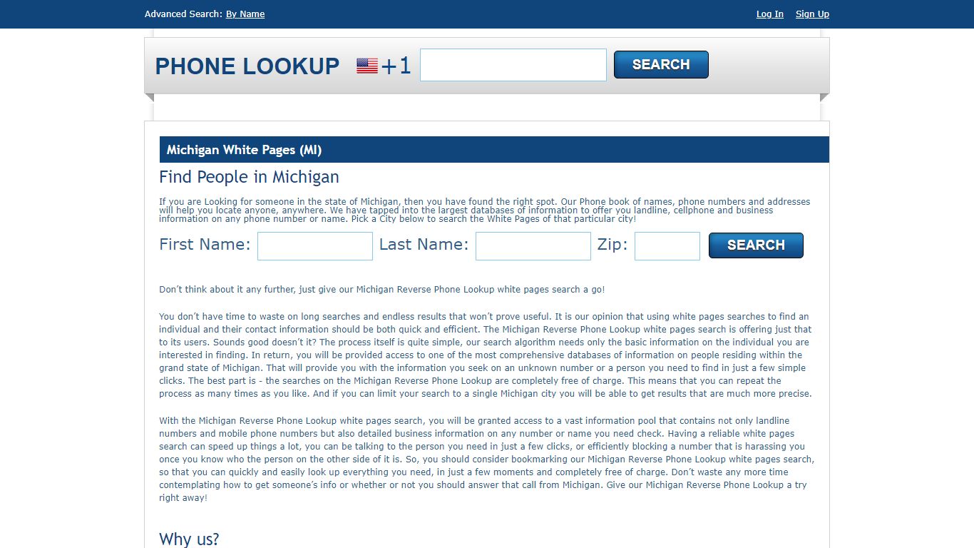 Michigan White Pages - MI Phone Directory Lookup